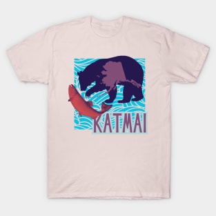 Katmai National Park, Alaska. Home of the Very Fattest Bears. T-Shirt